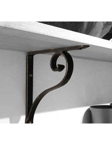 Équerre/Potence murale en fer forgé main VERONE