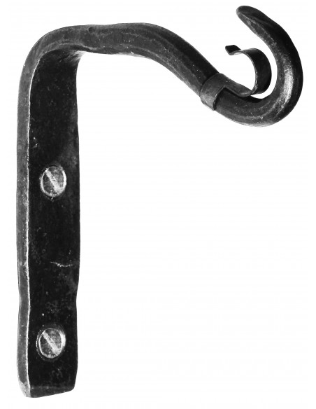 Support mural de Tringle à Rideau en fer forgé main Support mural de Tringle à Rideau en fer forgé main