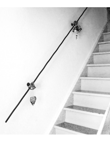 Tringle à Rideau en fer forgé main DROITE