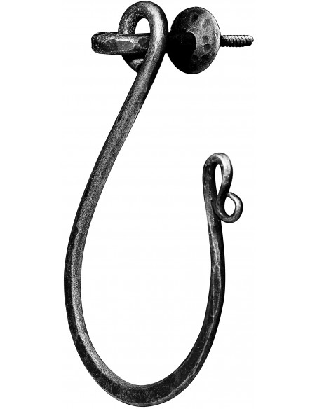 Embrasse rideau articulée en fer forgé main