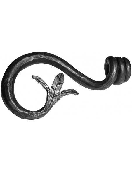 Embout Tringle à Rideau en fer forgé main Embout Tringle à Rideau en fer forgé main