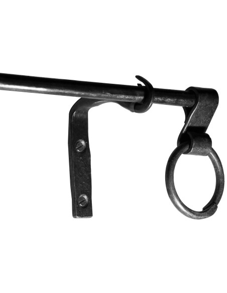 support potence 10cm fer forgé main support potence 10cm fer forgé main